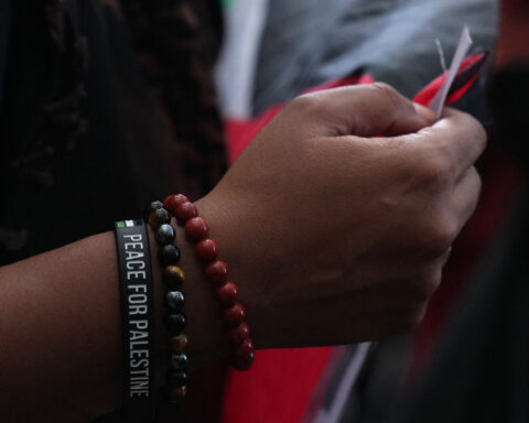 Pro-Palestinian protests on the 2-year anniversary of Hamas' attack on Israel