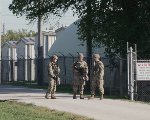 Texas National Guard troops now protecting federal property in Chicago area, official says