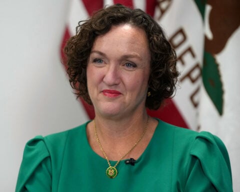 Katie Porter, famous for grilling opponents, is criticized for demanding a reporter be more ‘pleasant’