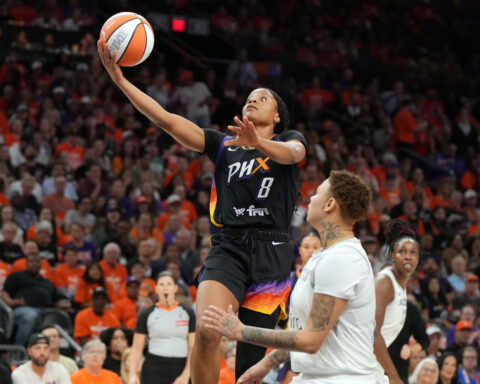 Wilson hits last-second jumper to lift Aces over Mercury 90-88 for a 3-0 lead in the WNBA Finals