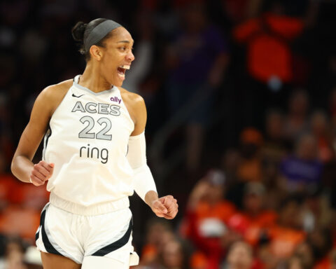 A’ja Wilson plays hero as Aces take commanding 3-0 lead over Mercury in WNBA Finals