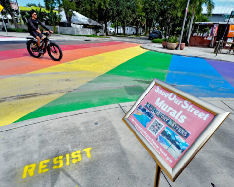 St. Petersburg delays vote on flags for LGBTQ+ and Black communities after DeSantis erases murals