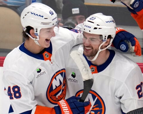 Matthew Schaefer turned 18 last month. The Islanders rookie hardly looked his age in his NHL debut