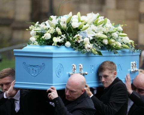 Manchester is saying its last goodbye to boxing icon Ricky Hatton