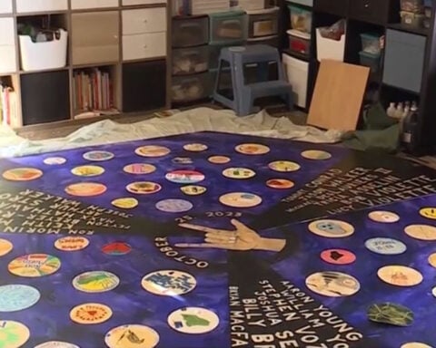 Community art project honors victims of Lewiston mass shootings