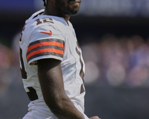 Shedeur Sanders promoted to Browns backup QB, will be behind rookie Dillon Gabriel against Steelers