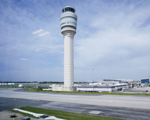 Atlanta air traffic control tower evacuated after fire alarm and gas smell