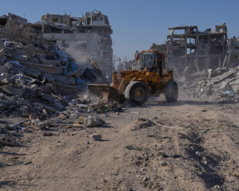 Drone footage above Gaza City shows the toll of 2 years of war