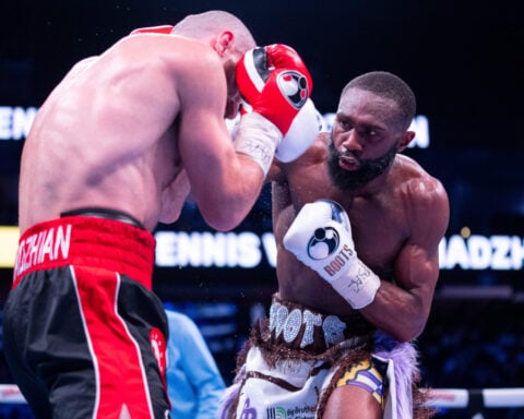 Philly fighter Jaron Ennis sets sights on Ortiz after dominant win over Lima in 154-pound debut