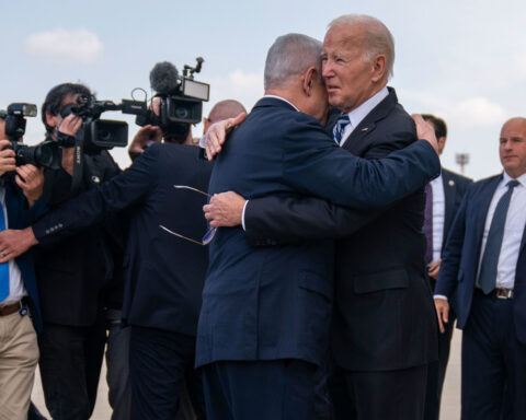 When Biden visited Israel, wounds were fresh and tension was mounting. Two years later, Trump arrives with prospect of peace