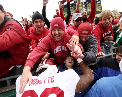 The Latest: No. 3 Indiana climbs to its highest ever Top 25 ranking