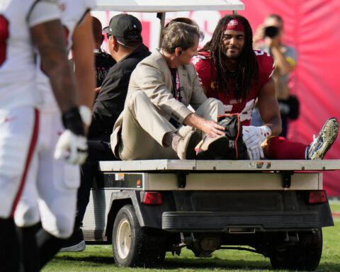 49ers All-Pro linebacker Fred Warner out for season following severe right ankle injury