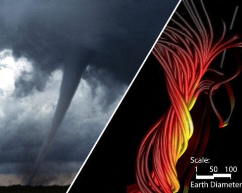 ‘Space tornadoes’ could cause geomagnetic storms – but these phenomena, spun off ejections from the Sun, aren’t easy to study