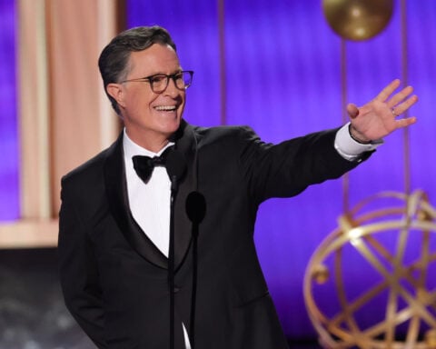 Stephen Colbert’s late night show might be ending, but he’s staying busy booking gigs