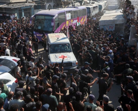 Trump declares end of Gaza war as last Israeli hostages swapped for Palestinian detainees