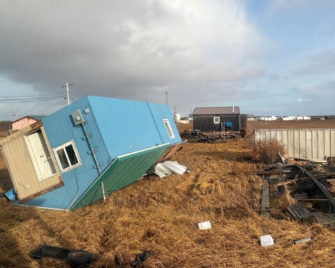 1 dead, 2 missing and dozens rescued after remnants of a typhoon lash western Alaska