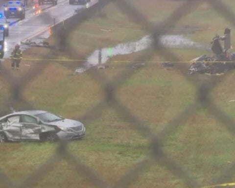 Couple killed in fiery small plane crash on Route 195