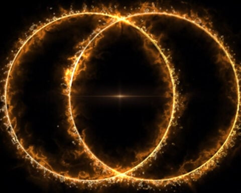 Astronomers discover rare double-ringed odd radio circle in space