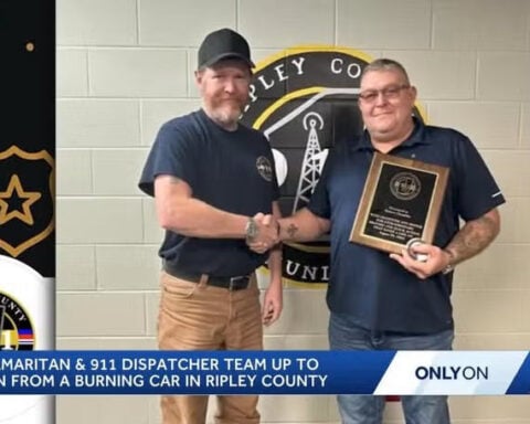 Good Samaritan, dispatcher team up to save man from burning car