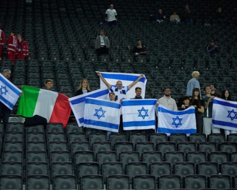 Snipers on stadium roof amid heavy security for Italy's win over Israel in World Cup qualifying