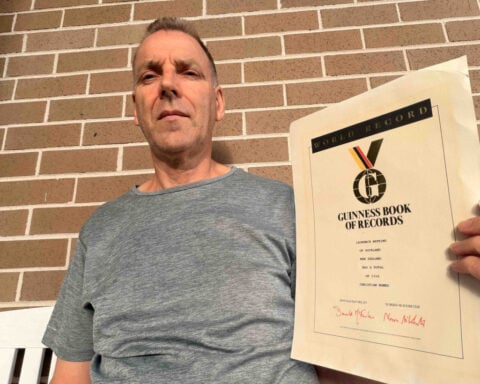 This man could tell you his name, but it’d take roughly 20 minutes