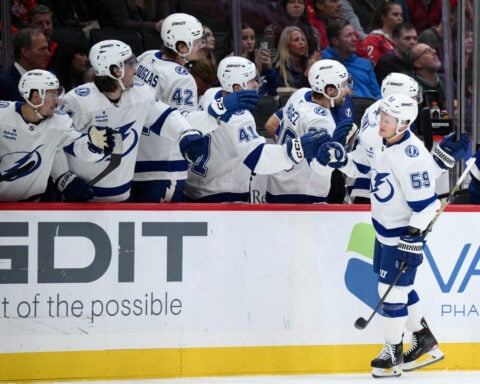 Chychrun scores in OT to lift Capitals to 3-2 victory over Lightning for third straight win
