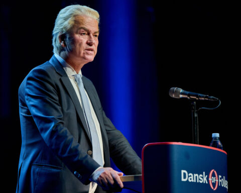 Far-right lawmaker Geert Wilders returns to Dutch campaign trail after drone plot threat
