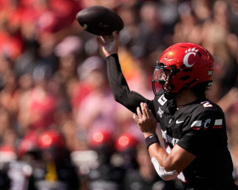 Cincinnati emerges as a Big 12 contender with its 1st AP poll ranking in nearly 3 years