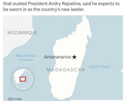 Leader of Madagascar's military coup tells AP he is 'taking the position of president'