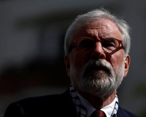 Northern Ireland's Adams to pursue legal action against UK government