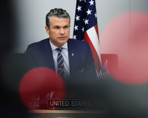 Hegseth's plane diverted to UK due to cracked windshield on flight from Brussels to US