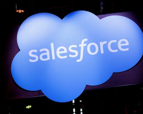 Salesforce jumps as $60 billion forecast eases revenue growth concerns