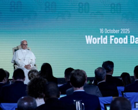 Pope Leo slams 'ethical derailment' of continued world hunger