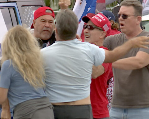 Dueling protests clash over school board member's comments on Charlie Kirk