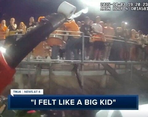 Police officers turn toilet paper homecoming prank back on students