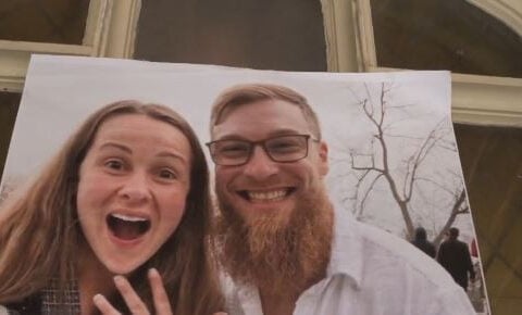 'Overwhelmed with joy': Buffalo Academy of Science students throw principal a surprise wedding