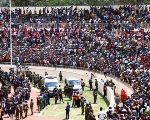 Mourners injured in stampede at Kenya state funeral of former PM Odinga - local media NTV