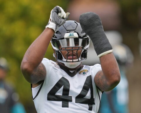 Travis Etienne 'thriving' and eyeing more London success when Jaguars face Rams at Wembley