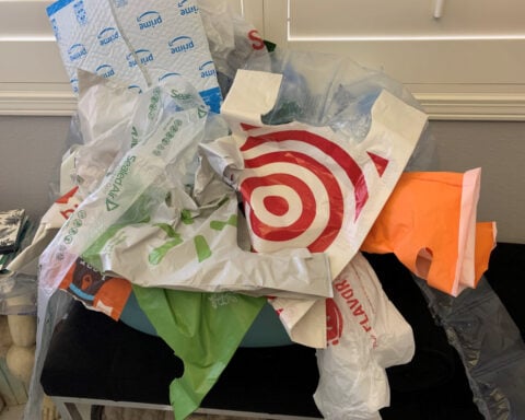 California takes action against plastic bag makers over recycling claims