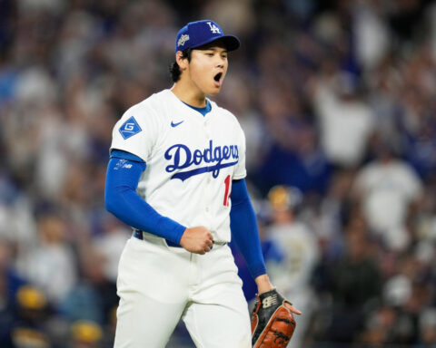Ohtani puts on 2-way Sho for the ages with 3 homers and 10 Ks to lead Dodgers back to World Series