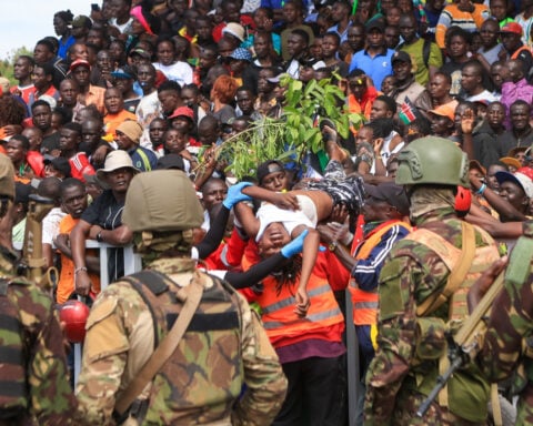 Heavy security after deadly violence in Kenya, as thousands mourn former Prime Minister Raila Odinga