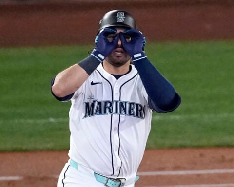 Eugenio Suárez grand slam powers Seattle Mariners to within one win of first World Series