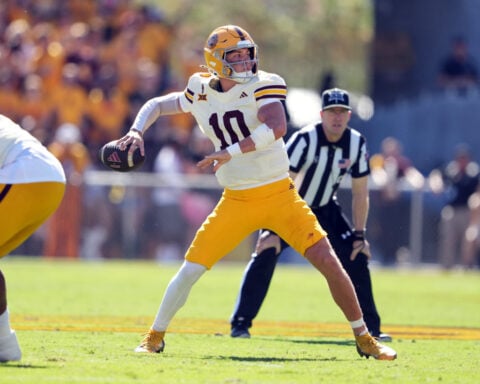 Arizona State hands No. 7 Texas Tech its first loss with late drive in 26-22 win