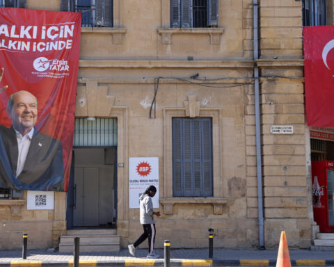 Turk Cypriot moderate wins election in major policy shift in conflict