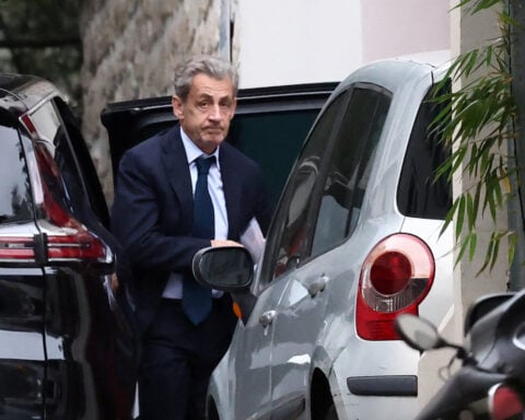 Ex-French President Sarkozy says 'not afraid' ahead of jail term