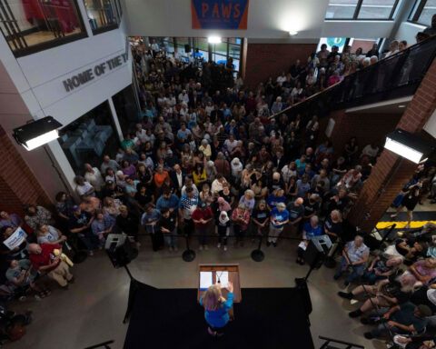 Democrats are talking about abortion on the campaign trail again