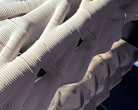 This 3D-printed, carbon-absorbing bridge is inspired by bones