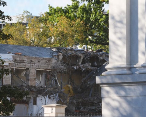 The White House starts demolishing part of the East Wing to build Trump's ballroom