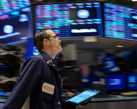 Stocks jump as key earnings reports ahead; US yields ease