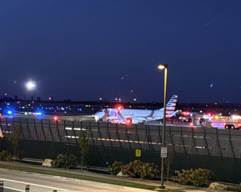 Plane makes emergency landing after pilots lose contact with flight attendants and hear banging on cockpit door